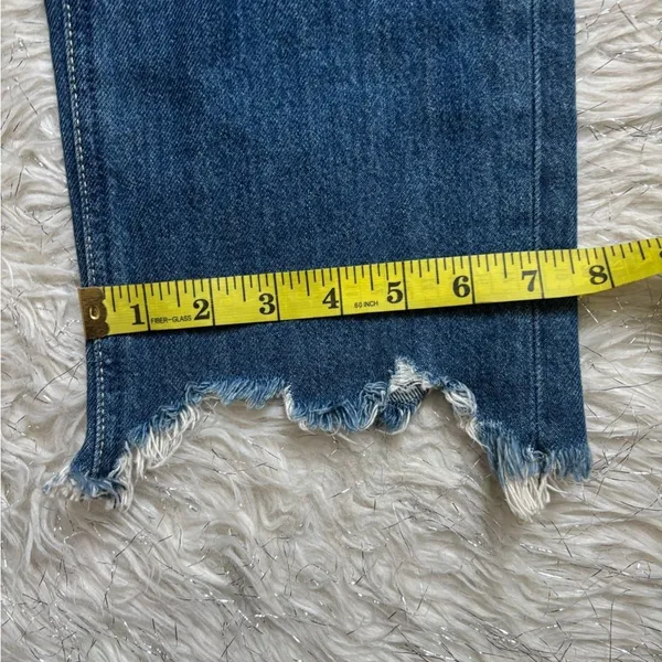 We The Free Free People Blue Women’s Maggie Ripped Straight Leg Jeans Size 25 - Image 11