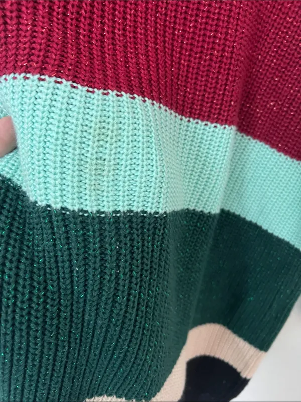 Farm Rio by Anthropologie striped sweater, size xxs ®️ - Image 8