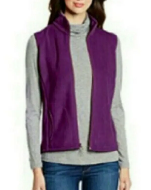 fleece women's vest Size Medium - Image 2