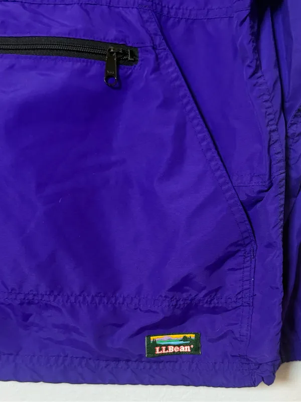 L.L.Bean hooded‎ anorak vintage windbreaker - Image 3