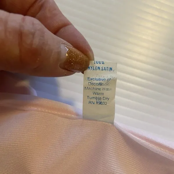 Vintage Nancy King Lingerie Nightgown Size M Pink Nylon‎ satin Lace Sleepwear - Image 10