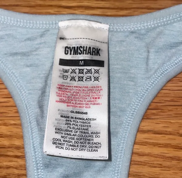 Gymshark Blue Ombré Sports Bra - Image 2