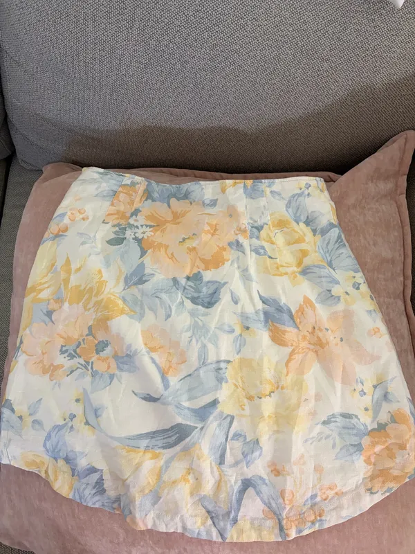 Abercrombie & Fitch Floral Linen Skirt - Image 2