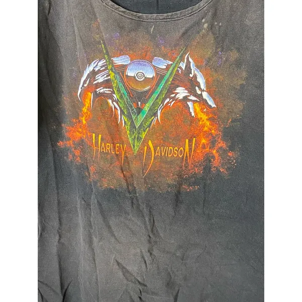 Vintage Women's Size XL Harley Davidson Motor Sport T Shirt San Juan Puerto Rico - Image 3