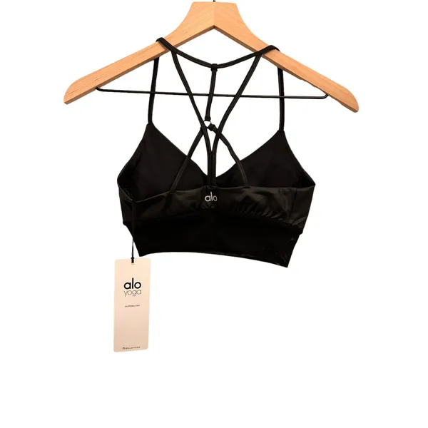 Alo Yoga Lavish Bra Black Xs (2-4) - Image 6
