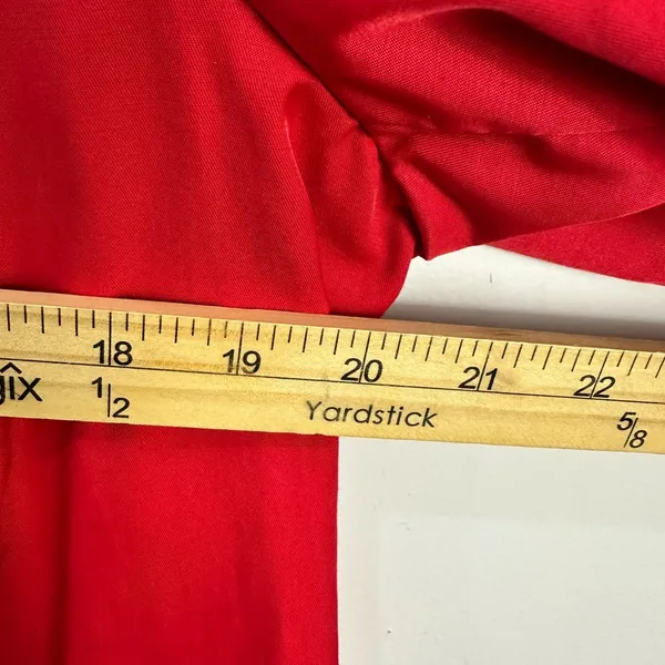 Marc New York‎ Andrew Marc Red Jacket L Moto Trench Minimalist Chic Designer NWT - Image 6