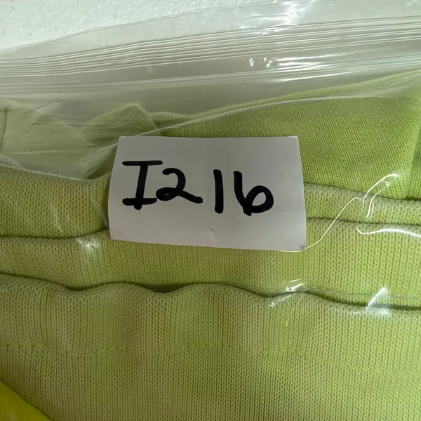 Lululemon 6 Scuba High Rise French Terry Jogger Garment Dye Highlight Neon Yello - Image 13