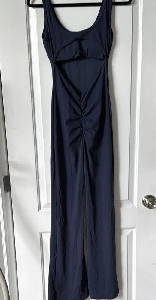 EUC | Dark Blue | Sporty Jumpsuit Size L - Image 7