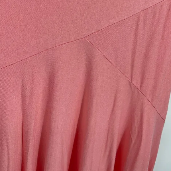 New York & Company Stretch Womens Pink Flowy Dress Cap Sleeves NEW Medium - Image 8