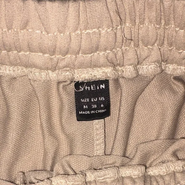 SHEIN Tan Wide-Leg Pants - Image 3