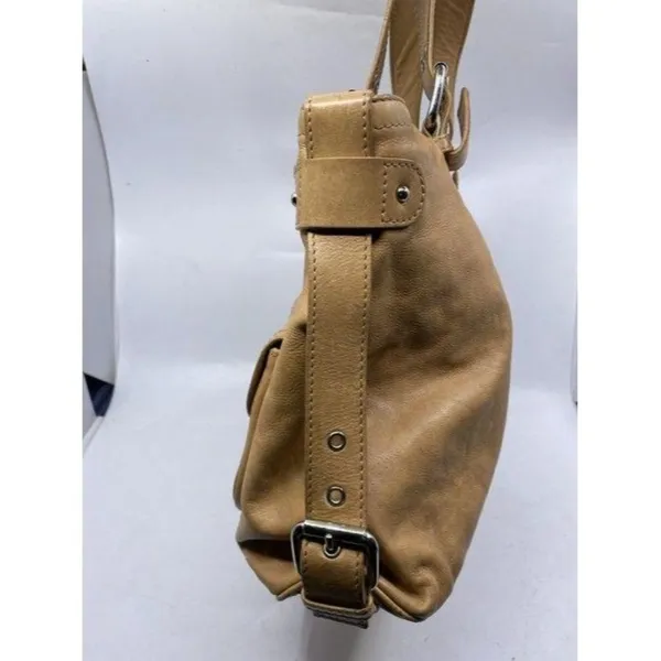 Marc Jacobs tan leather shoulder bag - Image 4