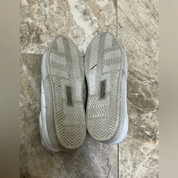 Adidas sleek super platform white sneakers. - Image 7