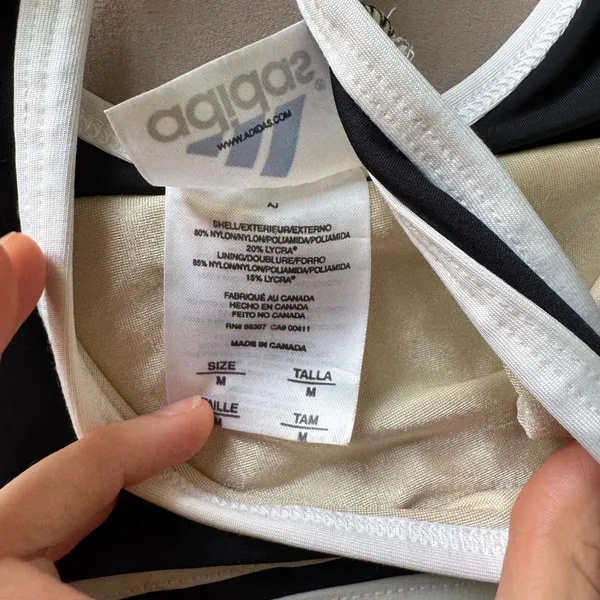 Vintage Adidas Tankini Swim Topl - Image 6