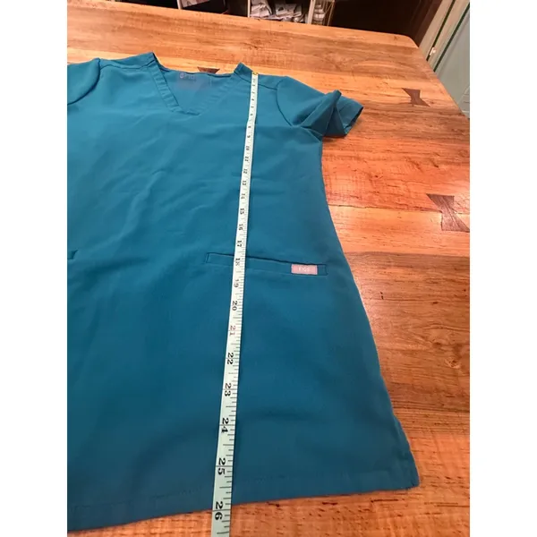FIGS Technical Collection Teal Scrub Top - Size XS - Image 10