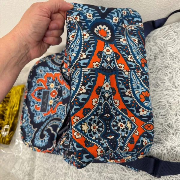 Vera Bradley Lighten Up Journey "Marrakesh" Backpack Paisley Bag Travel Campus - Image 10
