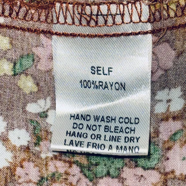 166 | Easel Women‎ L Boho Floral Babydoll Crochet Trim Dress Peasant Cottagecore - Image 4
