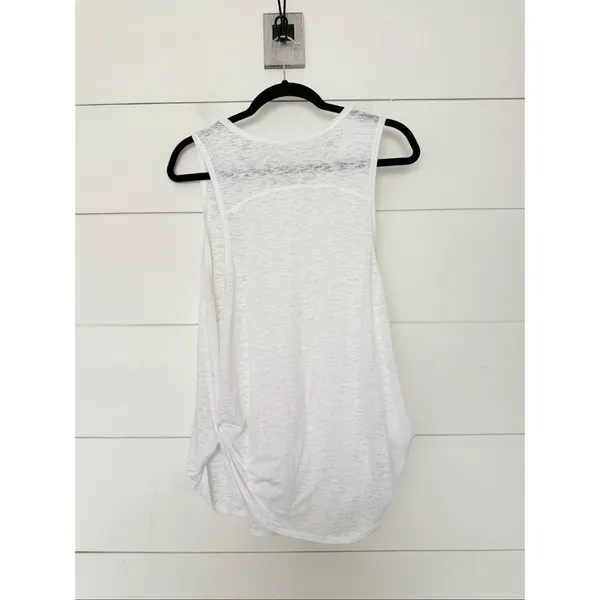 Lululemon Women’s 8 White Burnout Tank Top - Image 2