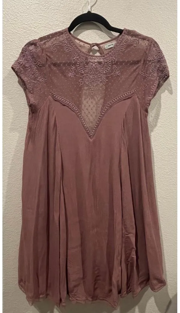 Urban Outfitters KIMCHI BLUE Lily Embellished Trapeze Mini Dress - Image 2