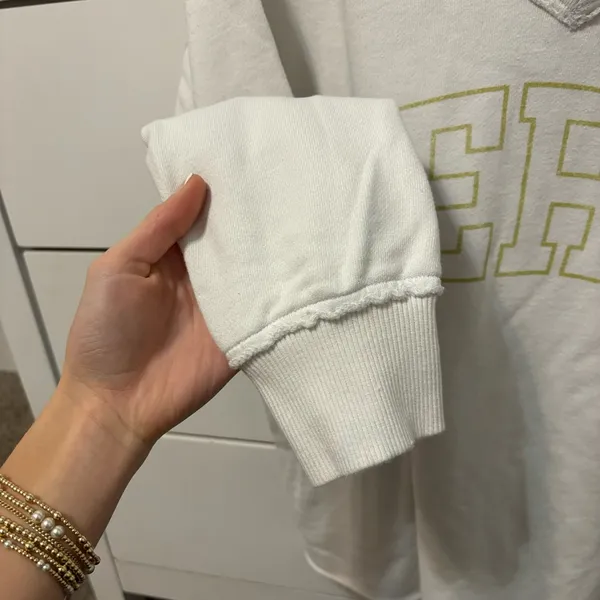 Aerie Logo V Neck Crewneck - Image 4