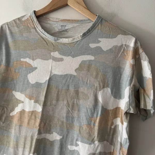 Aerie Oversized Sunwashed Desert Camo Short Sleeve‎ Tee - Image 2