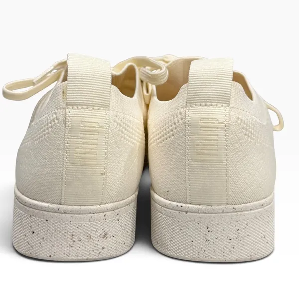 Fitflop Rally e01 Multi Knit Sneakers Shoes Womens 8 Cream Tenniscore Streetwear - Image 10