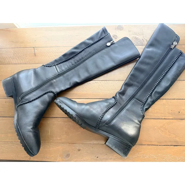 SoleMani Zipporah Slim Calf Boot Black Size 8 - Image 2