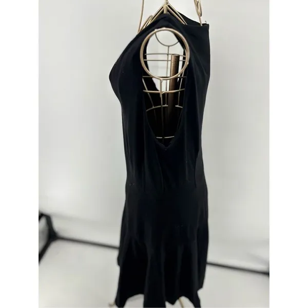 Eliza J Black V Neck Fit & Flare Cocktail Dress Women’s Size 12 Sleeveless - Image 6