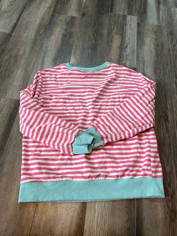 Amazon BTFBM Striped Crew Sweatshirt - Image 4