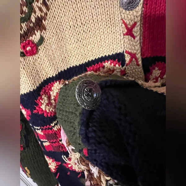 “The Eagles Eye” Autumn Cardigan- 1993 Vintage - Image 4