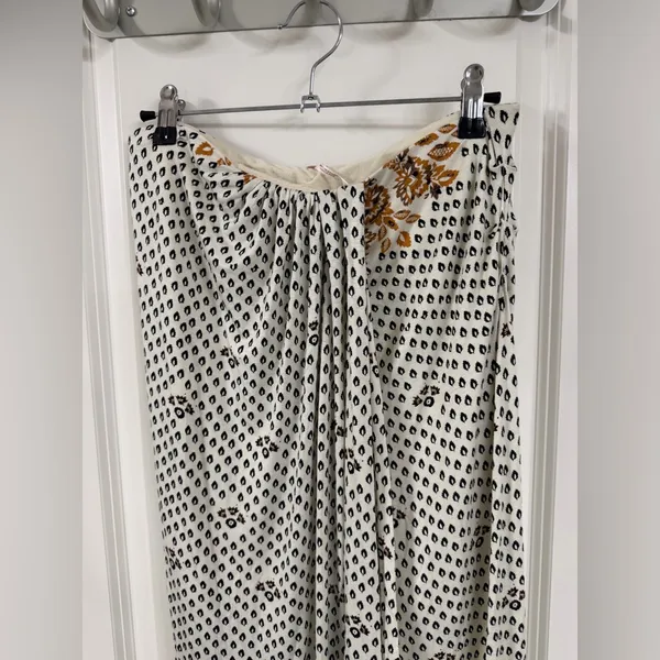 Free People Antique Combo Column Asymmetric Midi Skirt - Image 3
