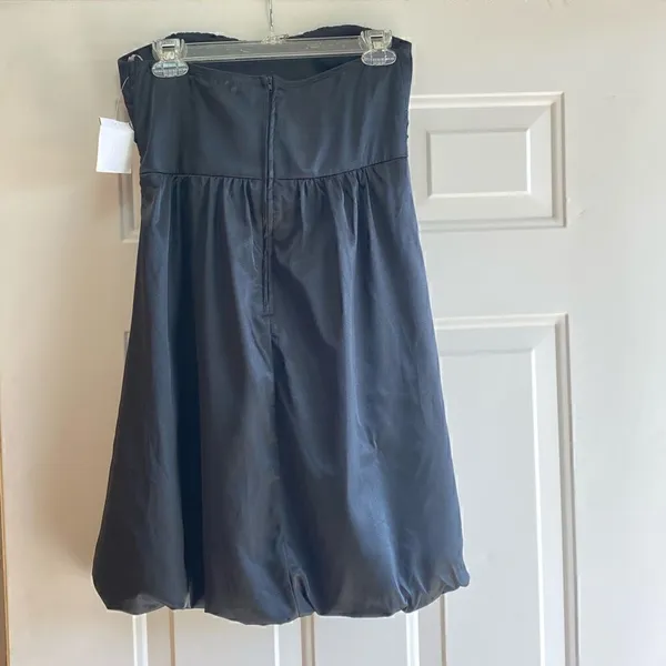 Trixxi Black Silk Strapless Tulip Dress-Brand New - Image 3