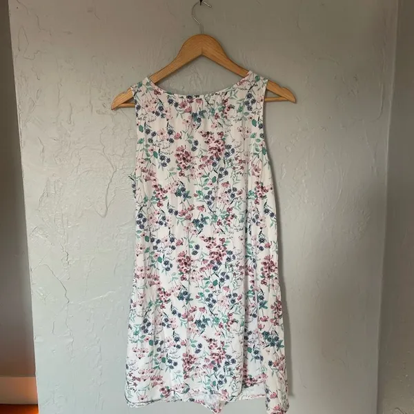 Lace Trim Nightgown Floral dress Cottagecore Cottage Soft Girl Traditional M - Image 3