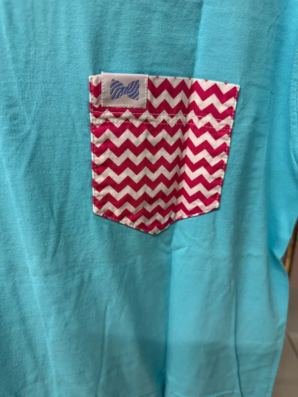 The Fraternity Collection Blue Tee - Image 2