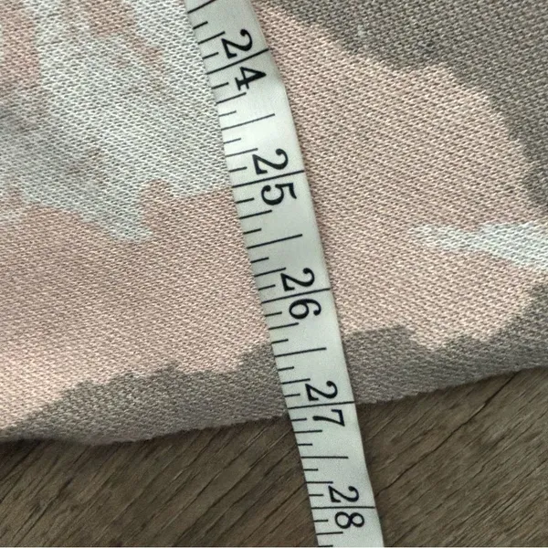 Ruby Rd Women's XL Sweater Floral Knit Pullover Tan Pink Crew Neck EUC - Image 9