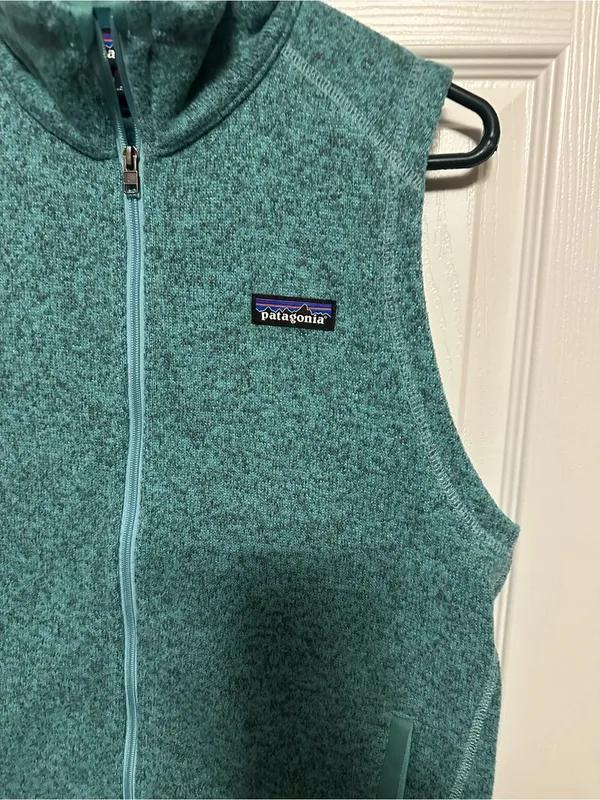 Patagonia Teal Full-Zip Fleece Vest - Image 3