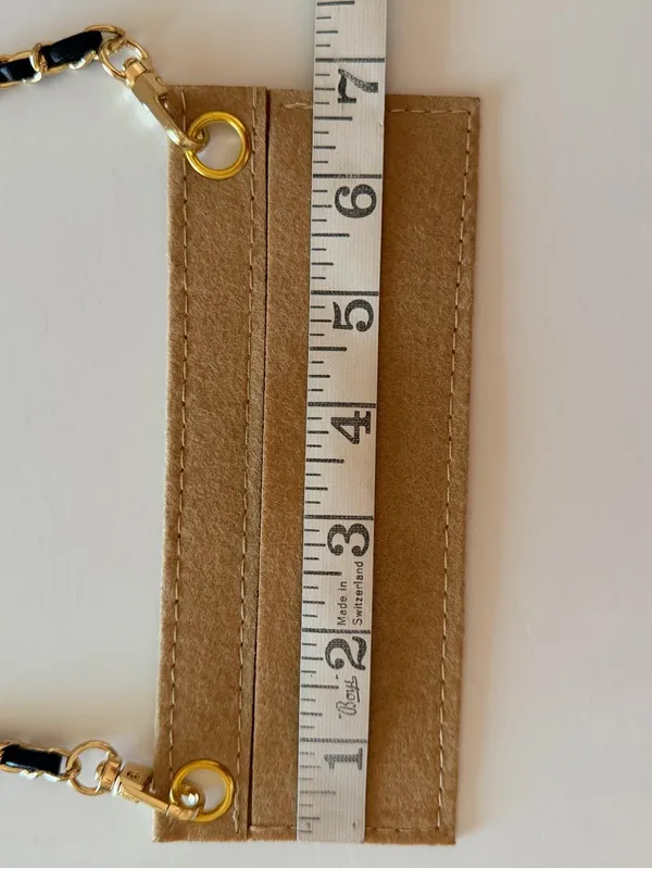 Metal chain and insert for bags/wallets to convert as a crossbody, adjustable - Image 6