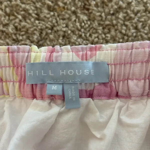 Hill House The Paz Ruffled & Tiered Mini Skirt in Pastel Candy Kaleidoscope - Image 2