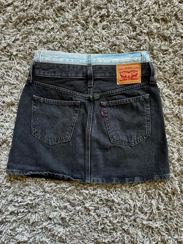 Levi’s Icon Mini Skirt with Double Waistband - Image 3