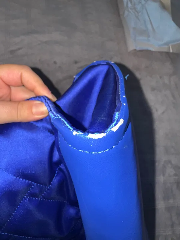 Kurt Geiger Royal Blue Quilted tote - Image 9