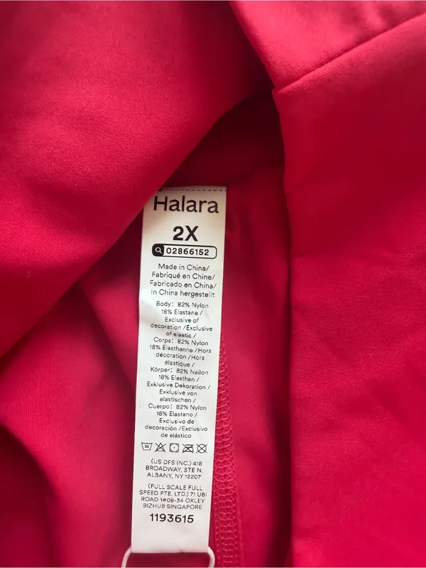 Halara SoftlyZero Airy Super High Waisted 2-in-1 InstantCool Yoga Shorts NEW 2X - Image 3