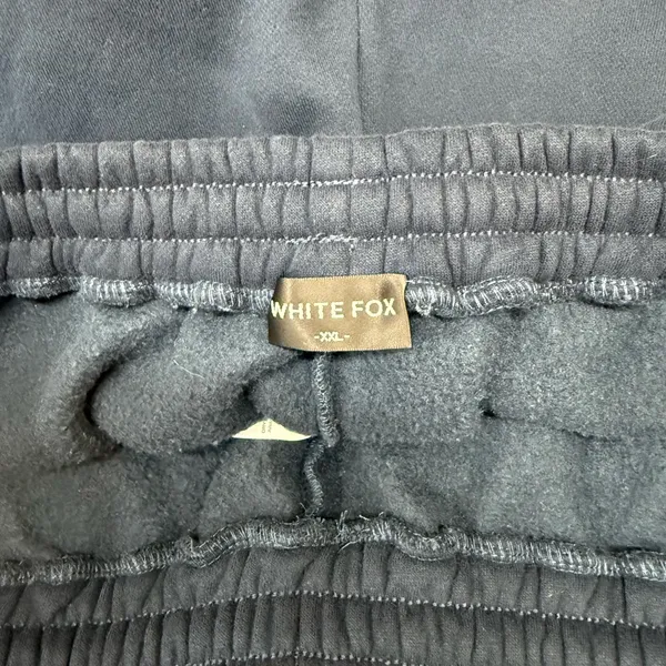 White fox navy blue joggers size xxl - Image 3