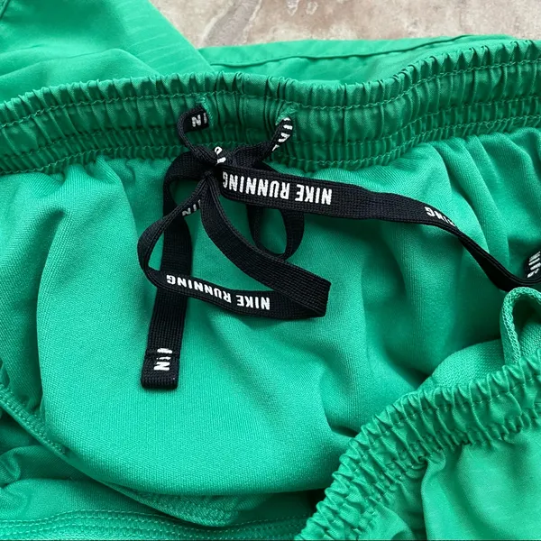 Nike Running Dri-fit Green Athletic Shorts Size Medium - Image 7