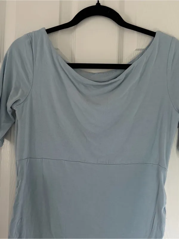 Asos Maternity Pale Blue Dress Size 8 - Image 3