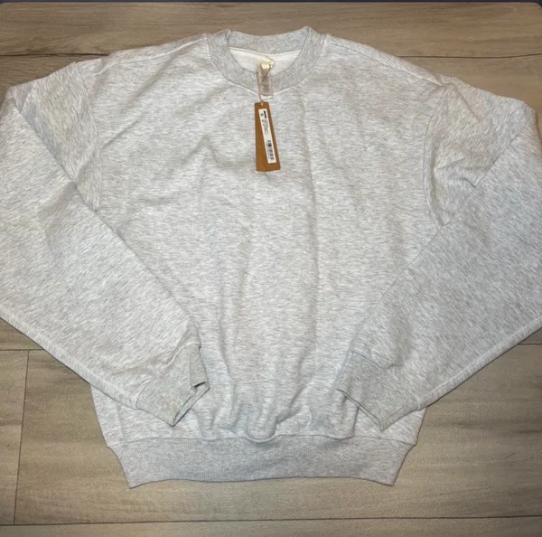 Skims Cotton fleece classic crew sweatshirt - Image 2