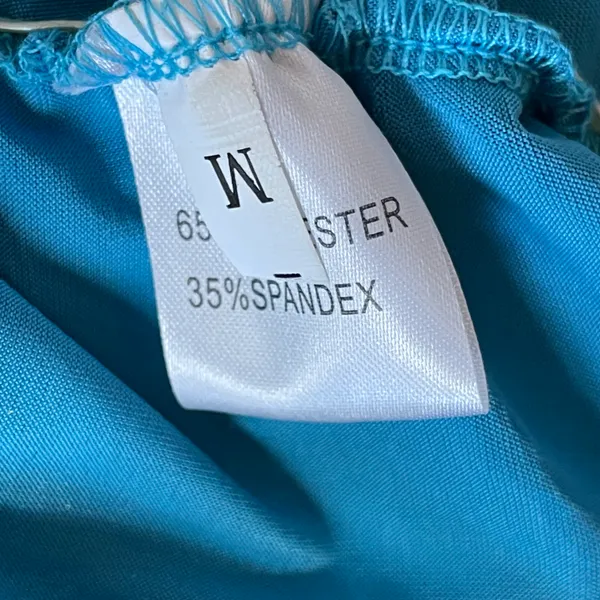 Mundefeis Light Blue Iridescent Shimmering Minidress - Image 11