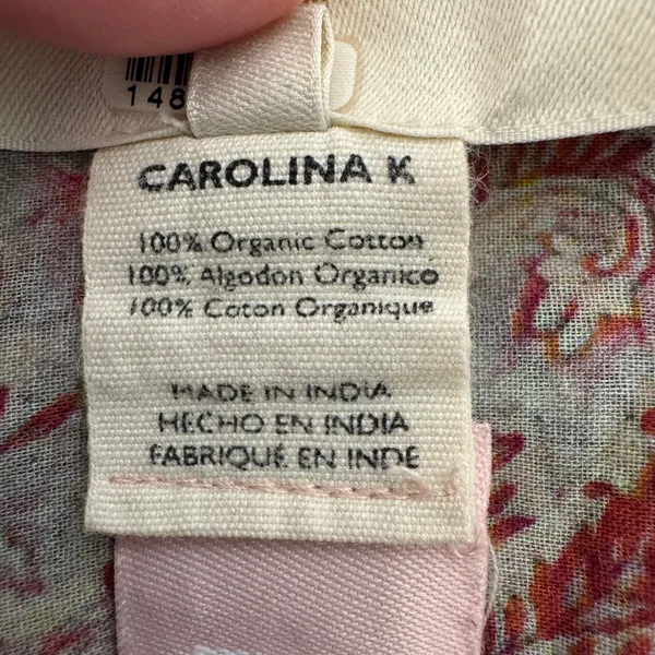 CAROLINA K Sienna Top Medium Multicolor Floral Boho Festival Tie Front Crop Tank - Image 12