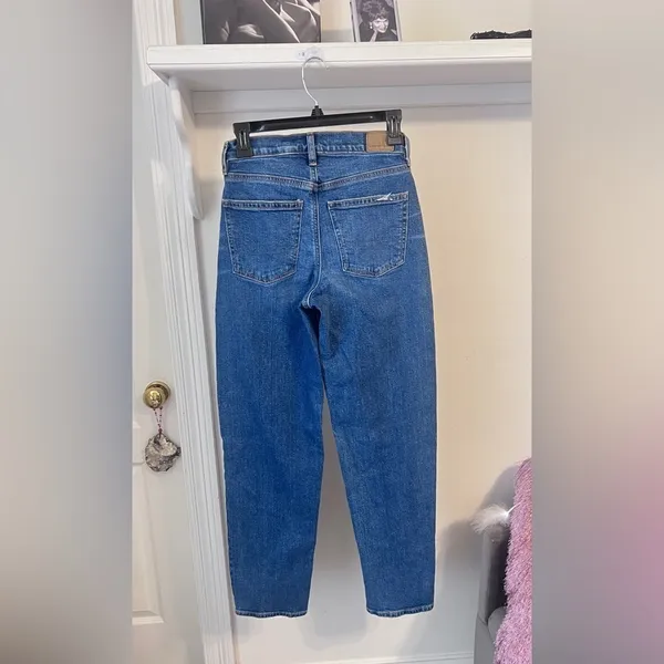 Final Price American Eagle Super High Rise Baggy Straight - Image 4