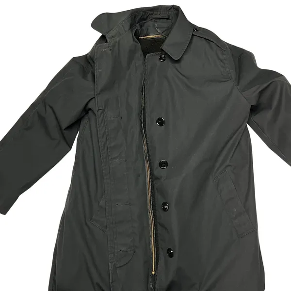 US Navy DCSP Quarterdeck Trench Coat‎ Womens 16L Black Removable Liner EUC - Image 7