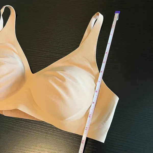 Knix WingWoman Contour‎ Bra Nude Beige Wireless Seamless Large. - Image 7