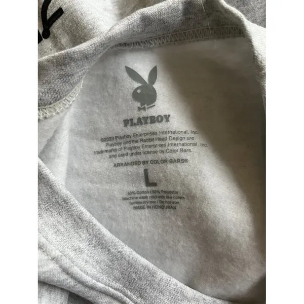 Playboy Sz L Pullover Ace of Club Crewneck‎ Sweatshirt Limited Edition Japanese - Image 4